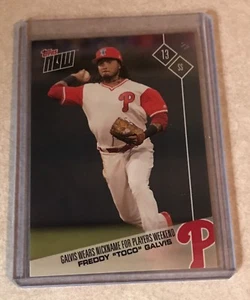 2017 TOPPS NOW #PW-102 FREDDY GALVIS INDOSSA "TOCO" PER GIOCATORI MLB WEEKEND - Foto 1 di 2