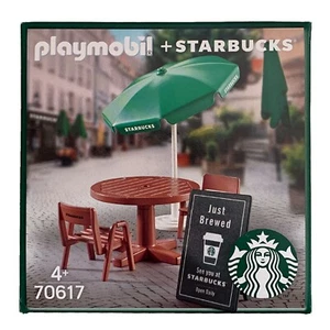 PLAYMOBIL X STARBUCKS KOREA Limited Edition Office Furniture Set 70617 - Picture 1 of 5