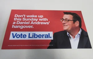 2022 - Victorian State Election Promotion - Liberal Party - Vote Scare Campaign - Bild 1 von 6