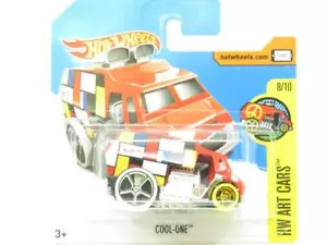 Hotwheels Cool-One HW Art Cars 72/365 Short Card 1:64 Scala Sigillata Nuova - Foto 1 di 2