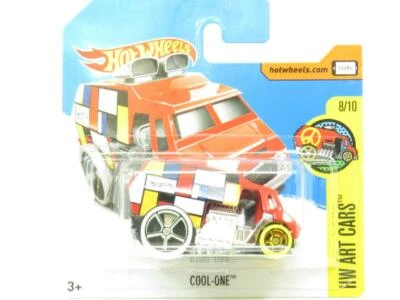 Hotwheels Cool-One HW Art Cars 72/365 Short Card 1:64 Scala Sigillata Nuova - Immagine 1 di 2