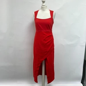 Anthropologie Maeve Square Neck Dress. Red. UK 6. RRP £130 - Picture 1 of 4