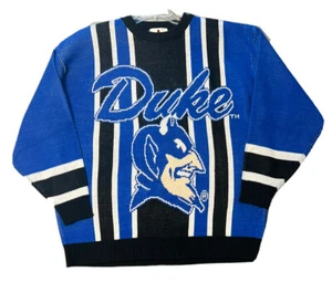 Duke Blue Devils Sweater Vintage Riddell Athletic XL NCAA college - Picture 1 of 9