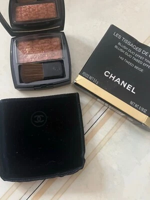 LES TISSAGES DE CHANEL BLUSH DUO TWEED EFFECT  140  TWEED BEIGE - Bild 1 von 4