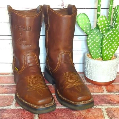 Ковбойские сапоги Buffalo and Bull Classic родео натуральная кожа мужские 6,5 унисекс 8 - Изображение 1 из 4