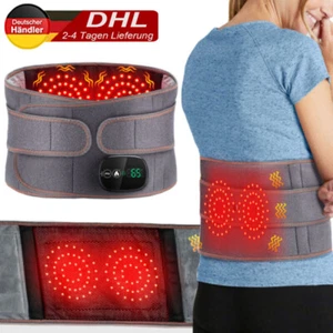 Rotlicht Rückenwärmer Massagegürtel mit Wärme und Vibrations Taille Wärmegürtel - Bild 1 von 16