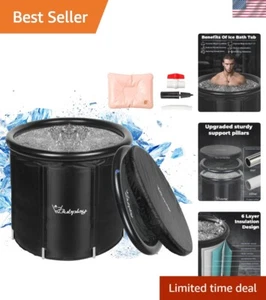 Stainless Steel 105 Gallon Cold Therapy Tub for Rapid Muscle Recovery - XL Size - Picture 1 of 10