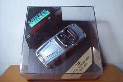 1/43 VITESSE 015 AUSTIN HEALEY 3000 OPEN TOP 1963 IN BLUE/RED REG B160 167 - Image 1 of 4