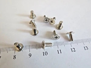 M3x6x6mm Stainless Steel Phillips LONG Laptop 2.5" HDD Hard Drive SSD Screws - Imagen 1 de 7