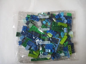 NEU LEGO Classic Creative 150+ GRÜN BLAU LIMETTENSTEIN TASCHE Teilebox Creator Set - Bild 1 von 2