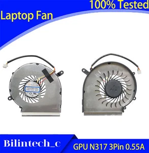 FOR GE72 GE62 PE60 PE70 MS-16J5 PAAD060 3Pin 0.55A 5VDC N317 GPU Cooling Fan # - Bild 1 von 4