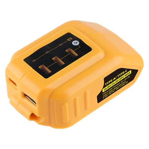 Dual USB Power Source Li-ion Battery Charger Adapter DCB090 for Dewalt 10.8V-20V - Picture 1 of 18