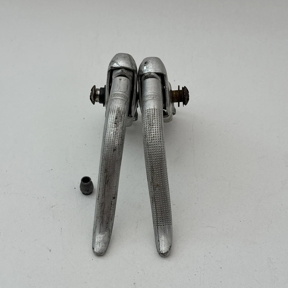 Vintage Weinmann Brake Levers Drop Bar Tour Road Bike Silver 23.5 mm A12 - Image 1 of 4