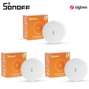 Sensor de humedad de temperatura Zigbee SONOFF SNZB-02P control de voz inteligente para el hogar 3 piezas - Imagen 1 de 14