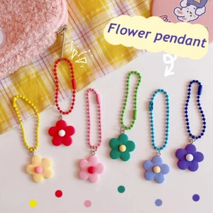 Bag Pendant Simple Flower Keychain Car Key Chain Keychain Pendant Keyring - Picture 1 of 46
