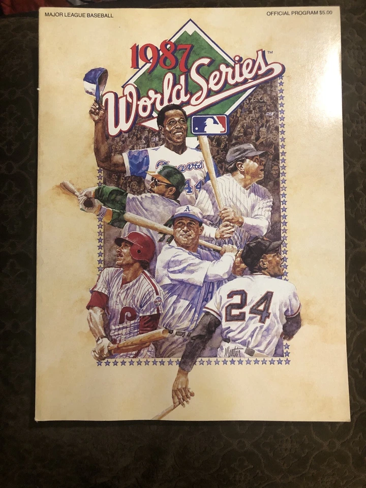 1987 WORLD SERIES BASEBALL PROGRAM ST. LOUIS CARDINALS VS. MINNESOTA TWINS - Image 1 of 1