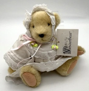 Peluche orsacchiotto Muffy VanderBear in battesimo vestito nuovo con etichette - Foto 1 di 6