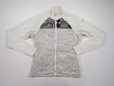 Brooks Jacket Womens Medium White Windbreaker Full Zip Running Active Ladies - Image 1 of 4
