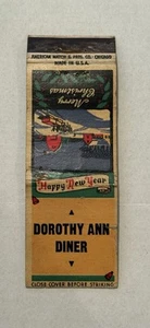 Dorothy Ann Diner Dots Diner River Ridge Louisiana Vintage Streichholzheft Einband 26B - Bild 1 von 1