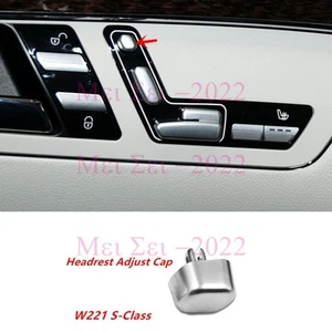 For Mercedes W221 S-Class 2008-13 Left Seat Headrest Adjustment Button Cover - Picture 1 of 10