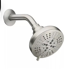 MOEN 8-Spray Patterns with 1.75 GPM 4.75 in. Single Wall Mount Fixed Shower Head - Picture 1 of 5
