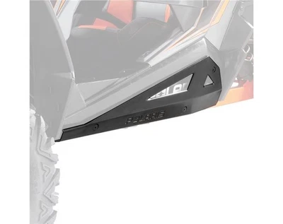 Polaris Low Profile Rock Sliders, 2-Seat, Matte Black - Image 1 of 3