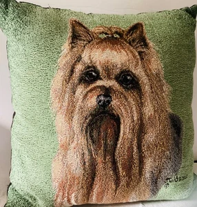 Shih Tzu Dog Tapestry Throw-Decorative Cushion for Pet Lovers-Breed Home Decor - Picture 1 of 3