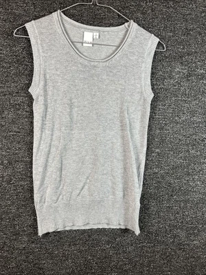 VILA  Marled Blue Classic Shell Women’s Size S Cotton Foto 1 de 4