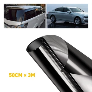 20" X 20% VLT 10FT Black Glass Car Home Window TINT TINTING Film Roll TOP SALES - Picture 1 of 7