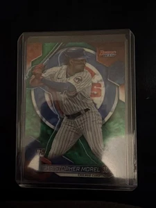 2023 Bowman's Best - Christopher Morel #45 Green Refractor /99 (RC) - Picture 1 of 2