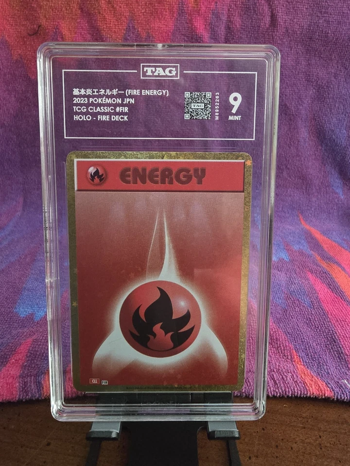 Pokemon TCG Fire Energy CLL Fir Classic Collection Holo Card Japanese TAG 9 Mint - Image 1 of 1
