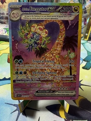 Alolan Exeggutor EX 242/191SV08: Surging Sparks Special Illustration - Image 1 of 2