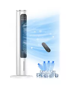 Evaporative Air Cooler, 37” Portable Air Conditioners, Swamp Cooler,4 Mode - Picture 1 of 6