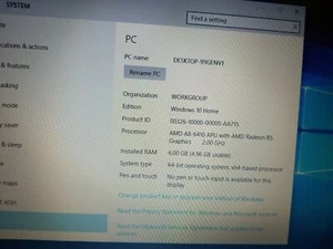 LENOVO G50-AMD A8-6410 2.00 GHZ + 4 GB |500gb HD / - Picture 1 of 4