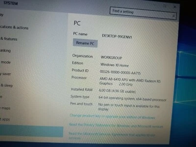 LENOVO G50-AMD A8-6410 2.00 GHZ + 4 GB |500gb HD /  - Image 1 of 4