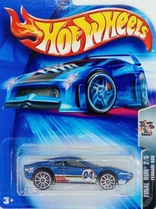 2004 Hot Wheels #134 Final Run 2/5 FERRARI 308 Blue w/Chrome 10 Spoke Wheels - Picture 1 of 3