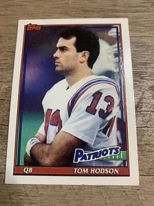 1991 Topps Tom Hodson #615 New England Patriots  - Bild 1 von 2