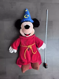 Sorcerer Mickey Mouse Plush Fantasia Disney Land Genuine Large Soft Toy 28” 29” - Picture 1 of 5