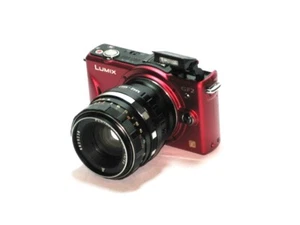 50mm= lens 100mm f.18 on Olympus Micro Lumix Mirrorless Camera 4K G1 G2 G3 G5 - Picture 1 of 2