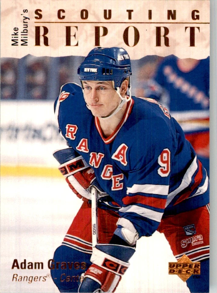 1995-96 Upper Deck Adam Graves New York Rangers #239 - Image 1 of 2