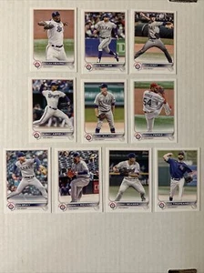 2022 Topps Update Texas Rangers Team Set (10 Karten) - Bild 1 von 1