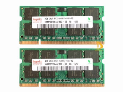Hynix 8GB 4GB 2GB 2RX8 DDR2 800MHz PC2-6400S SO-DIMM Laptop RAM Memoria 1.8V " - Imagen 1 de 4