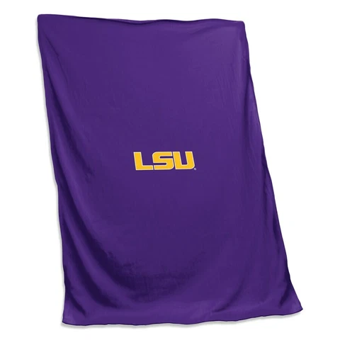 LSU Tigers NCAA 54'' x 84'' Sweatshirt Blanket - W148809452 Cover