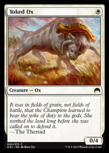 4x Yoked Ox ~ Near Mint Magic Origins MTG Magic x4 4 UltimateMTG Playset White C - Image 1 of 1