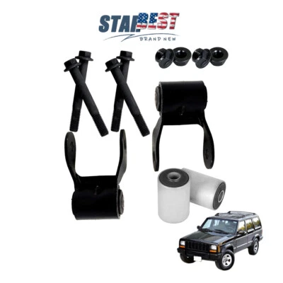 后叶弹簧夹套套件适用于 1984 - 2001 年 JEEP CHEROKEE WAGONEER 系列 2 件 — 第 1/4 张图片