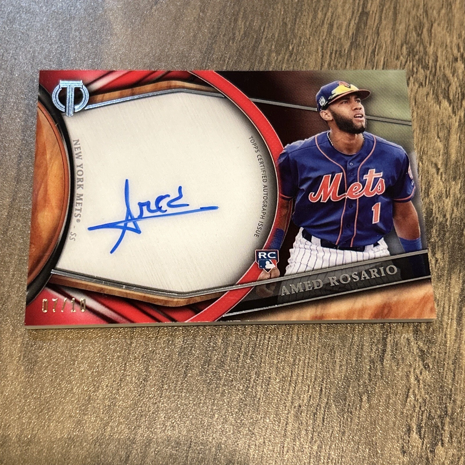 2018 Topps Tribute Autographs Red Amed Rosario TA-ARO /10