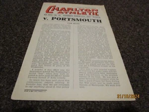 CHARLTON ATHLETIC v PORTSMOUTH 1950/1 MARCH 31st - Picture 1 of 1