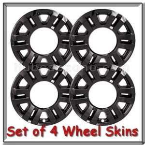 Ford F-350 Truck Black Wheel Skins Superduty Hubcaps 18" Wheel Covers 2017-2020 - Bild 1 von 3