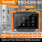 Rsrteng 7inch OTDR Fiber Optic Tester 1310/1550nm ILOM VFL OPM OLS RSO-6200-S0