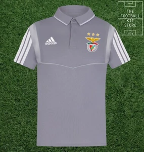 Benfica Polo Shirt Youth - adidas Football Polo Kids / Boys - Black Friday Sale - Picture 1 of 4